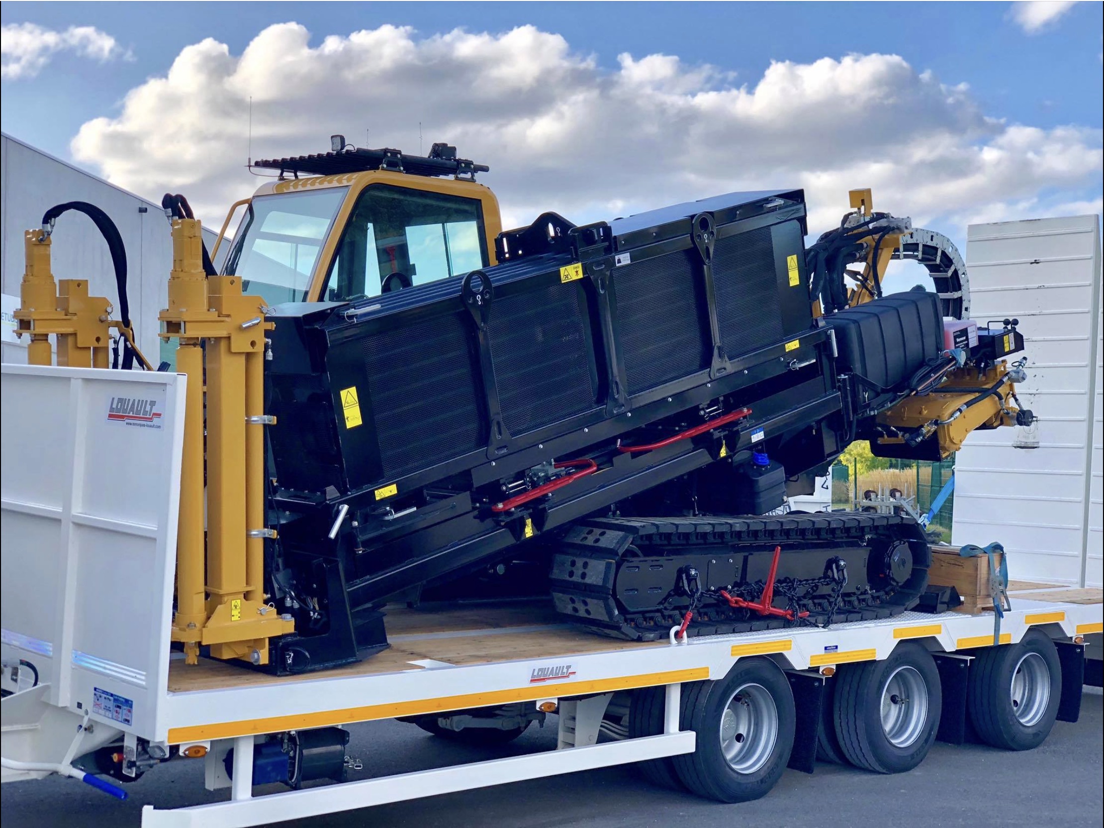 Chantier de forage dirigé